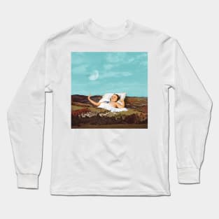 In The Middle Of A Dream - Surreal/Collage Art Long Sleeve T-Shirt